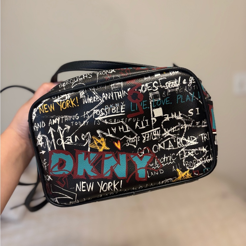 DKNY Multicolor Graffiti Crossbody Bag